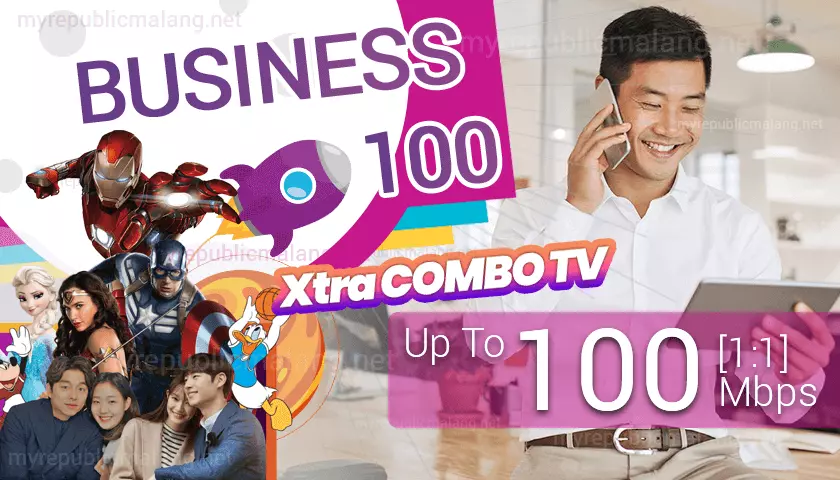 Paket Internet Bisnis 100 + TV