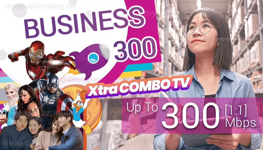 Paket Internet Bisnis 300 addonn TV