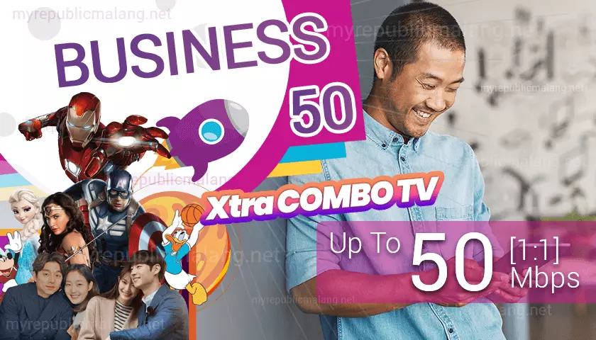 Paket Internet Bisnis 50 + TV