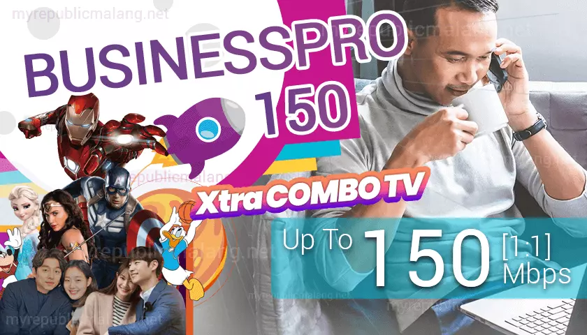 Paket Internet Bisnis 150 + TV