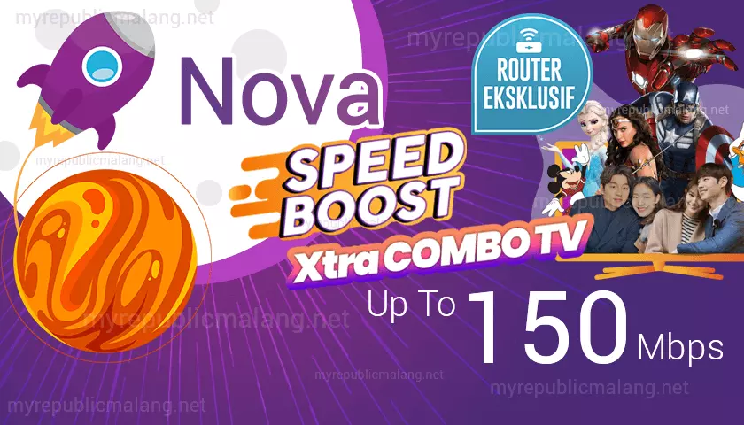 Paket Internet MyRepublic NOVA addon TV